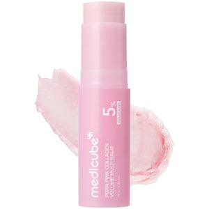 medicube PDRN Pink Collagen Volume Multi Balm Stick | Volufiline, PDRN, NAD, Collagen | Face & Body Balm for Under-Eyes, Neck, Forehead, Smile Lines, Lips | Plumping, Radiance, Line Care | K-Beauty
