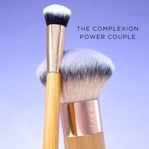 tarte the buffer airbrush finish foundation brush – Blending Brush for Cream, Liquid or Powder Makeup, Buildable Coverage & Seamless Application for Flawless Finish, Vegan & Cruelty-Free, full size