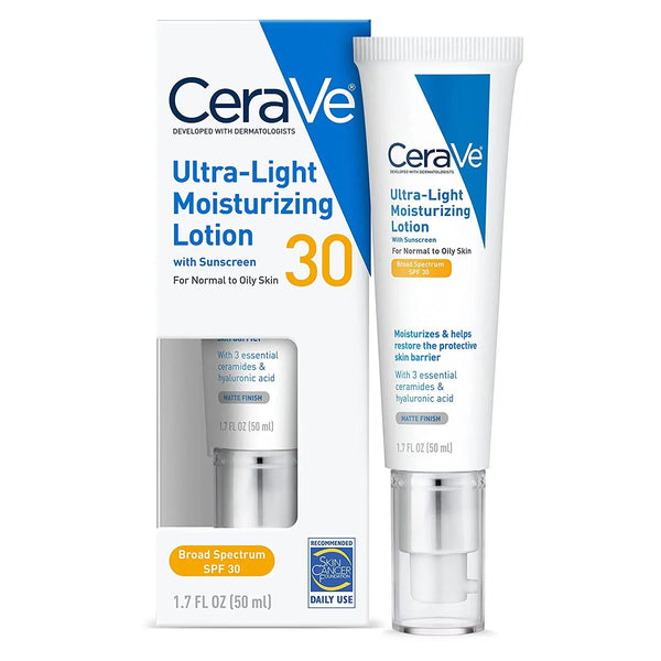CeraVe Ultra Light Moisturizing Lotion with SPF30 - 50ml