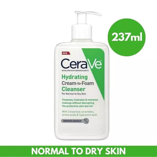 CeraVe Hydrating Cream-to-Foam Cleanser