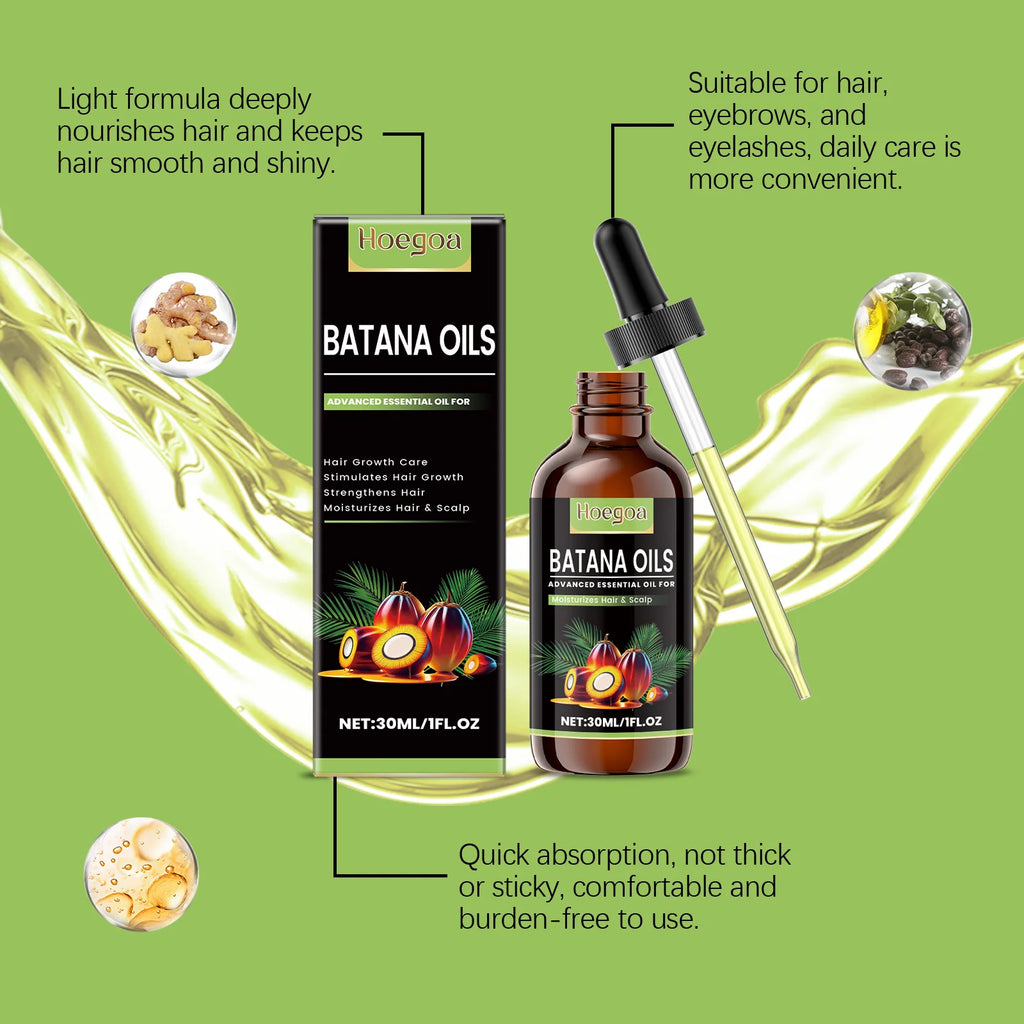 Batana Oil Hair Growth Treatment Thicker Stronger Nourish Damaged Hair Care