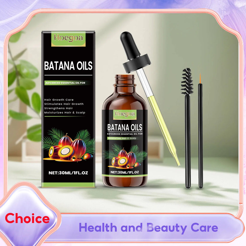 Batana Oil Hair Growth Treatment Thicker Stronger Nourish Damaged Hair Care