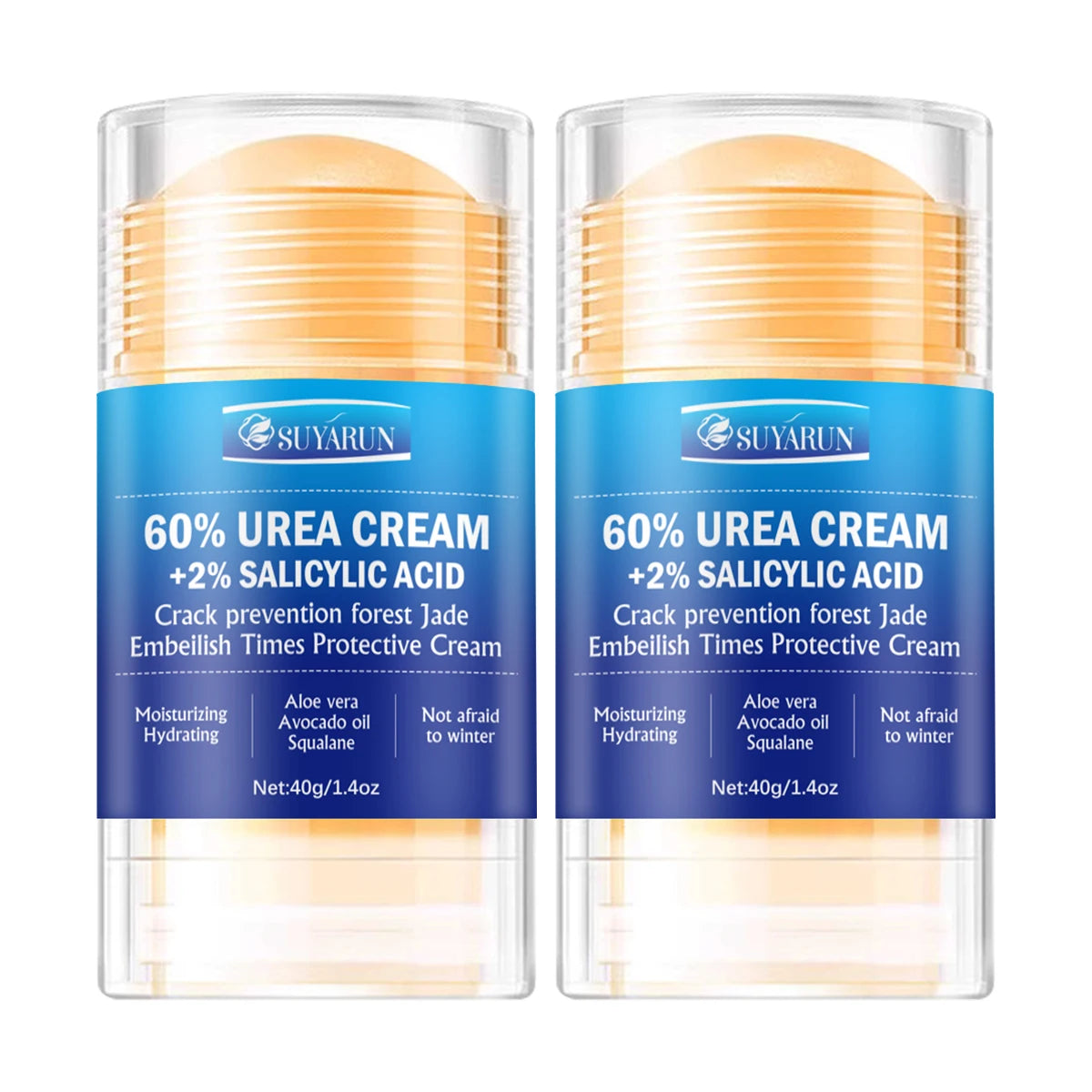 SUYARUN 60%  Urea Foot Cream Stick Cracked Heel Callus Repair Dry Feet