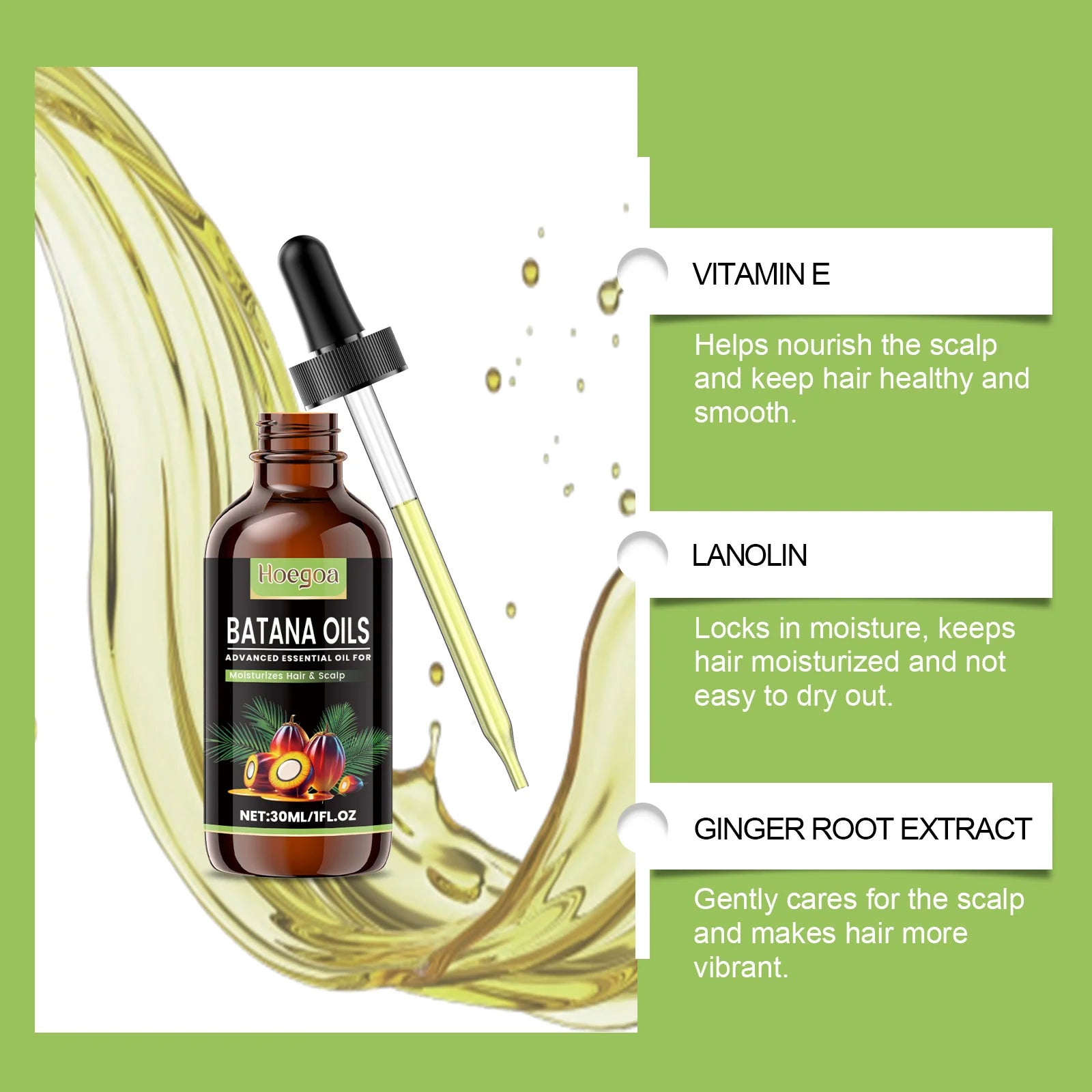 Batana Oil Hair Growth Treatment Thicker Stronger Nourish Damaged Hair Care