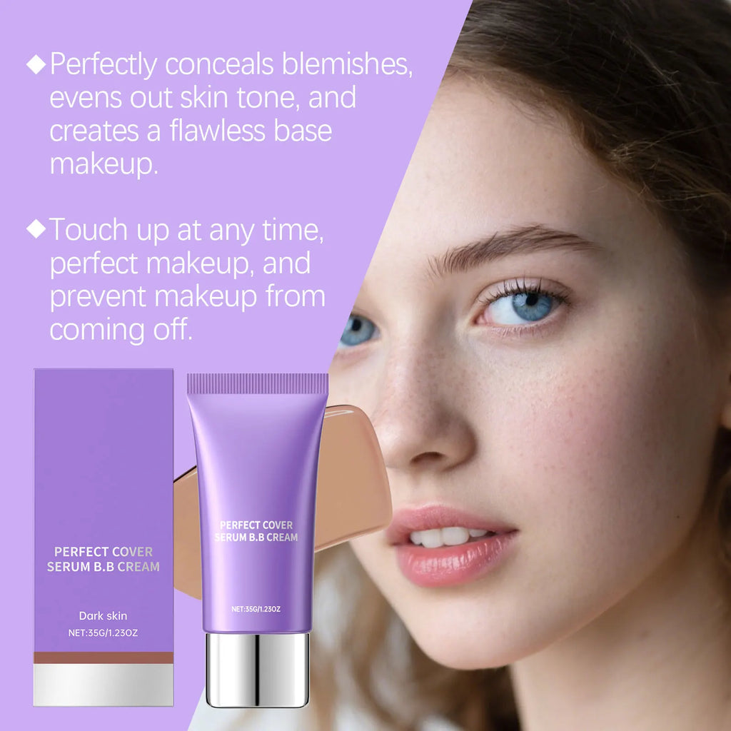 Multi Function BB Cream 30g Hydrating Serum Full Coverage Makeup Base Natural