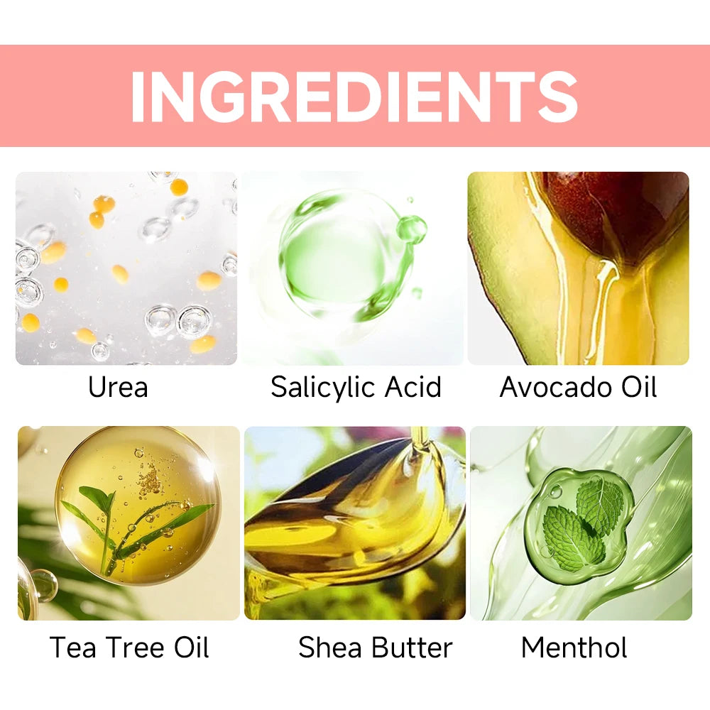 SUYARUN 60% Urea Cream Peach Foot Balm Stick Cracked Heel Repair Hydrate