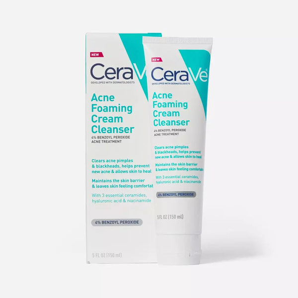 CeraVe Acne Foaming Cream Cleanser